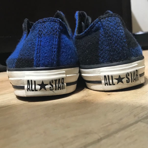 Converse AllStar Blue plaid rare - Picture 7 of 8